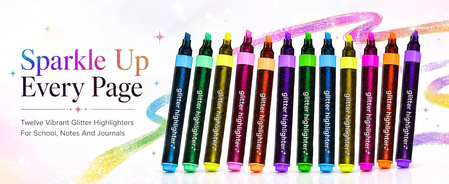 Glitter Highlighters