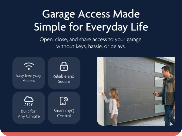 Garage access made simple for everyday life