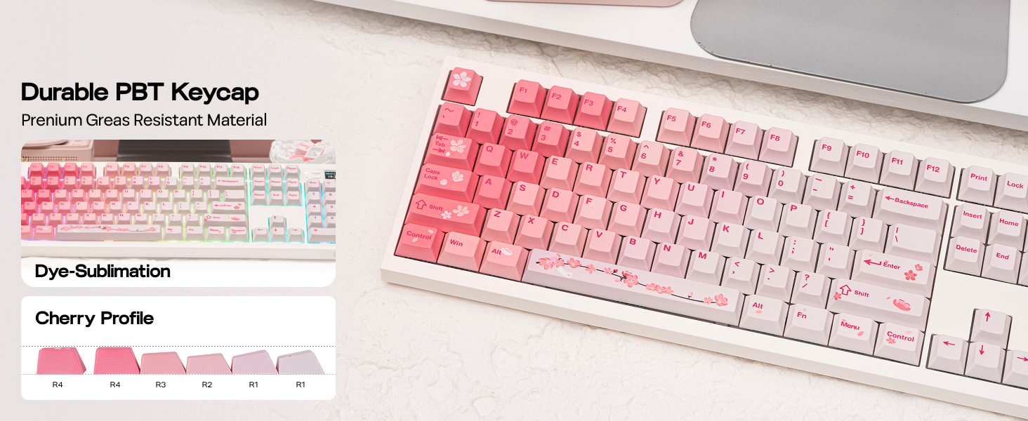 Full Size Mechanical Keyboard with Screen &amp; Knob