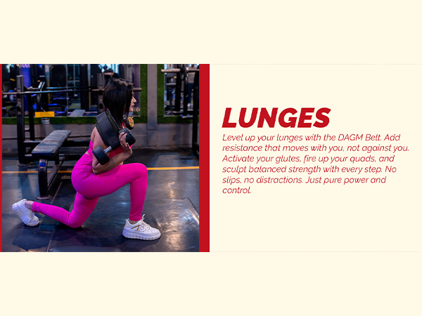 hip thrust strap usingt lunges