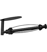 Gewtur Single Hand Operable Paper Towel Holder Under Cabinet with Damping Effect, Self Adhesive P...