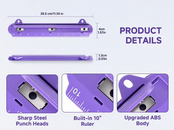 portable binder punch