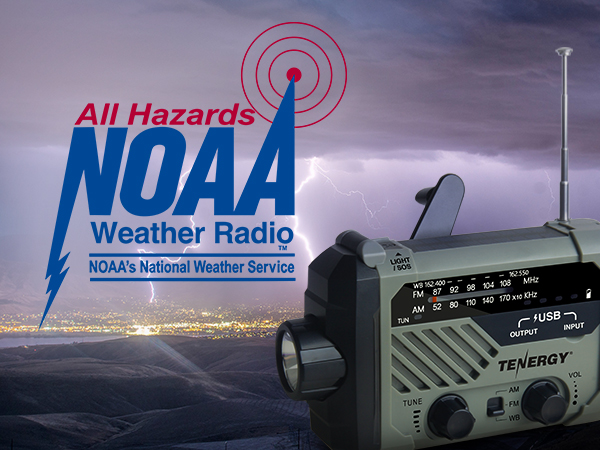 All hazards NOAA weather radio