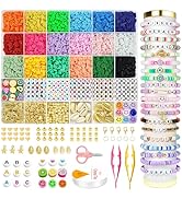OHOME 5300 Clay Beads Bracelet Making Kit - Preppy Friendship Jewelry Making Bracelets | Arts and...