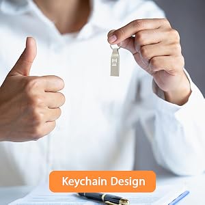 Keychain Design 64GB Thumb Drive