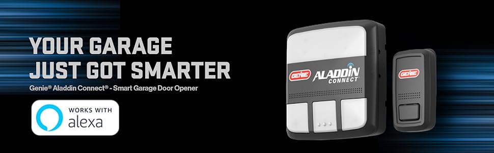 Genie Aladdin Connect smart garage door opener, your garage just got smarter