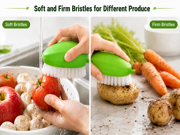 potato scrubber vegetable scrubber fruit and vegetable brush potato brush