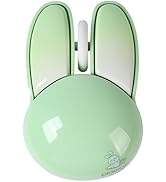 Wireless Mouse, Cute Bunny Wireless Computer Mouse for Laptop, Portable Silent Optical 2.4G Wirel...