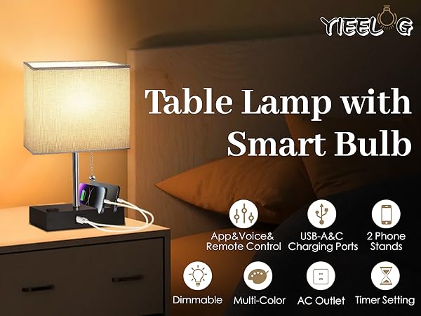 RGB Dimmable Table Lamp