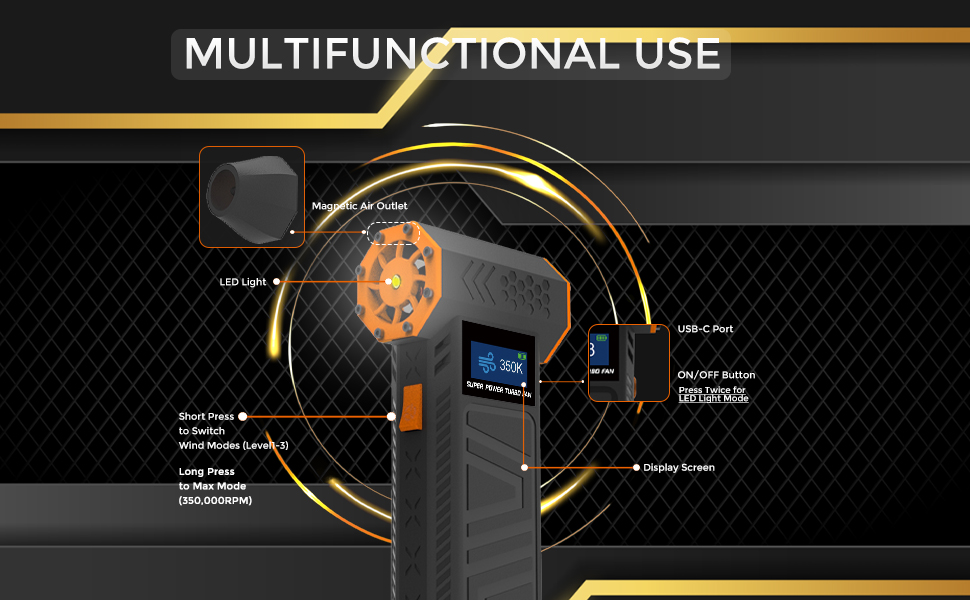 electric air duster portable dust cleaner air blaster