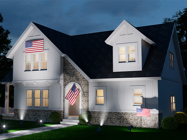 uplighting outdoor solar