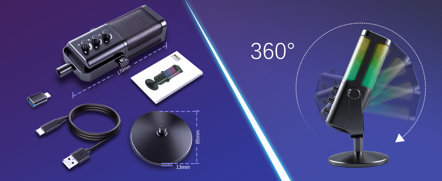 RGB Gaming Microphone 