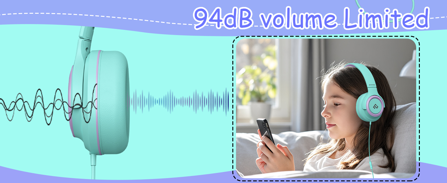 safety volume limited headphones