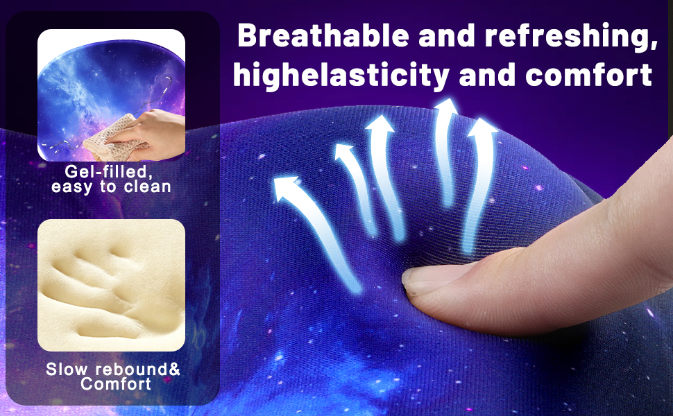 Breathable and refreshing,highelasticity and comfort