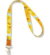 Teskyer Cool Neck Lanyard for Men &amp; Women, Lanyard for ID Badge Holder Wallet, Stylish Lanyard fo...