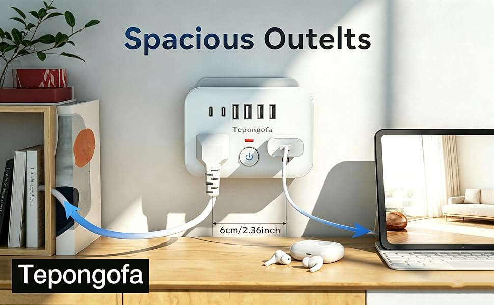 Tepongofa Compact Power Hub