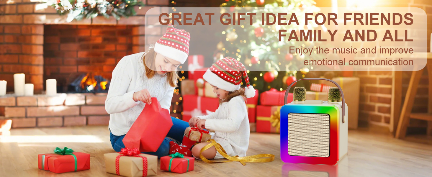 Karaoke machine is the perfect gift for your family and friends.