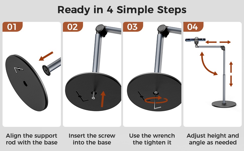 overhead phone mount overhead tripod for iphone phone stand for recording phone stand desk tripod