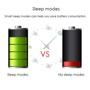 2 sleep modes to save power