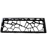 JSJT Hollow Mechanical Keyboard Case, PC Material Transparent Black Mechanical Keyboard Shell,DIY...