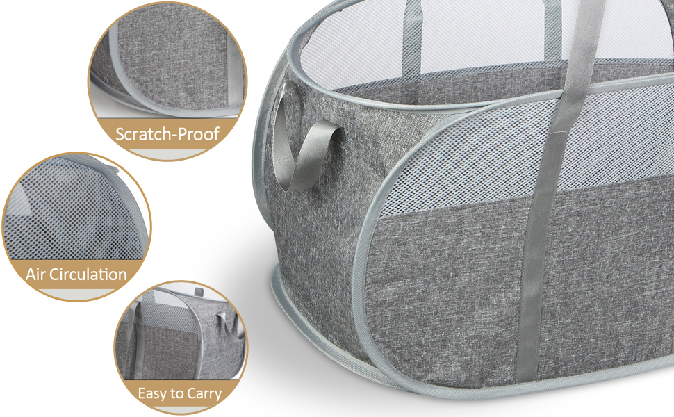 collapsible laundry baskets