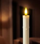 Rechargeable flameless taper candles