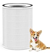 Afloia Washable &amp; Removable Pet Replacement Filter, 360° 3-Stage Filtration, Compatible with KILO...