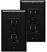 [2 Pack] WEBANG Self-Test GFCI Outlets, Tamper-Resistant and Weather-Resistant, GFCI Receptacle w...