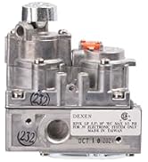 Dexen H3V-K-L1 3 Volt OEM CSA Certified Adjustable IPI Propane Gas Valve for Fireplaces, Stoves, ...