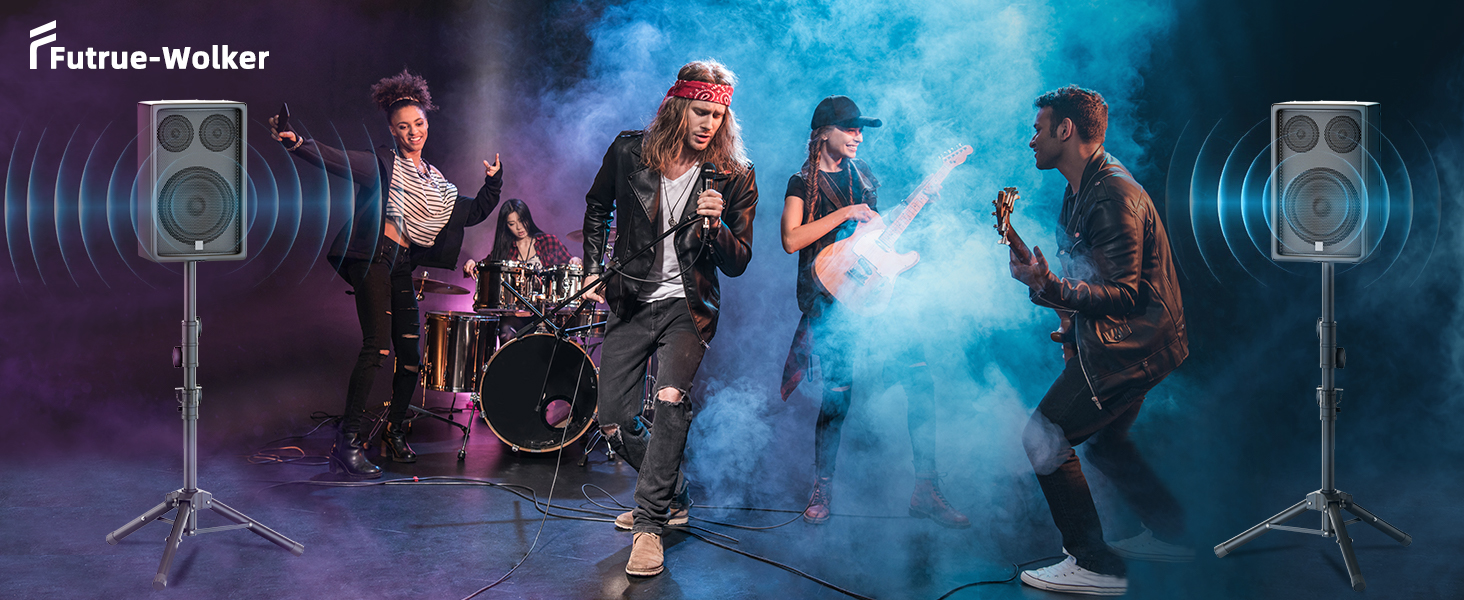 Height Adjustable Speaker Tripod Stand