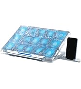ICE COOREL Gaming Laptop Cooling Pad with 15 RGB Cooling Fans, Fully Transparent Laptop Fan Coole...