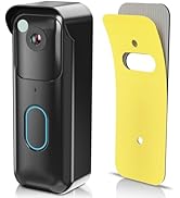 No-Drill Adhesive Doorbell Mount Compatible with Blink Doorbell (2nd Gen), Door Mounting Holder B...