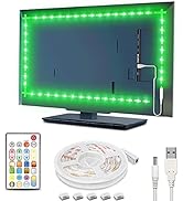Waterproof RGBW Led Strip Lights 13ft,Bright SMD 5050 TV Led Backlight,65536 DIY Colors Led Light...