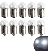 Arwrilt 10 PCS 1156 Bulbs, P21W 7506 BA15S 12V 10W Super Bright Turn Signal Light Brake Light Bul...