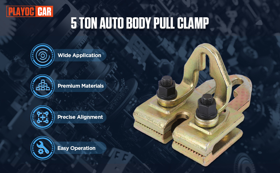 5 Ton Auto Body Pull Clamp,