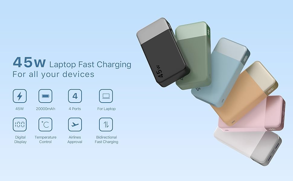 power bank 45W