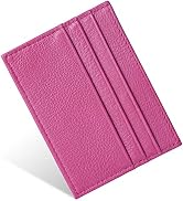 URAQT Credit Card Holder Wallet, RFID Blocking Leather Ultra Slim Wallet, Thin Minimalist Credit ...