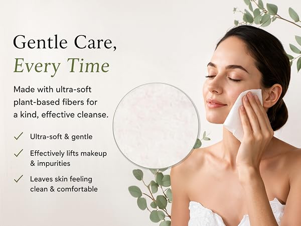 Pink Sky hyaluronic acid cucumber wipes for makeup removal, hydrating facial cleansing, 40 pack