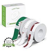 NELKO Genuine P21 Label Maker Tape, Adapted Label Print Paper, 14x40mm (0.55inx1.57in), Standard ...