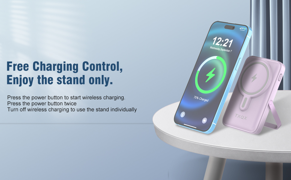 Free Charging Control,Enjoy The Stand Only