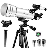 SVylthorix Beginner Astronomical Telescope F70400M - Easy-to-Use HD Telescope for Kids &amp; Beginner...