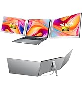 WGK Triple Portable Monitor, FHD 1200P IPS Laptop Monitor Extender Full Function Type-C/HDMI Port...