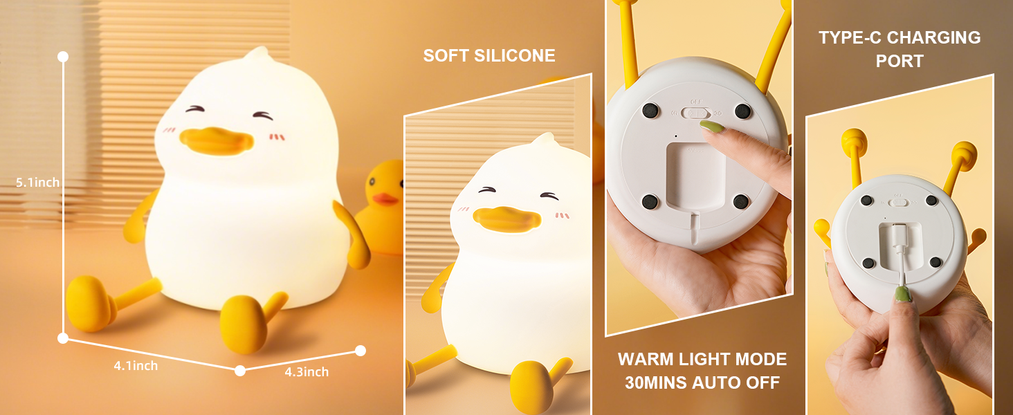 Product Details about Silicone Duck Nightlight