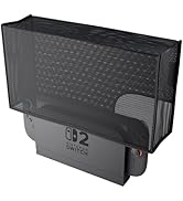PlayVital Breathable Dust Cover for Nintendo Switch 2, Anti-Scratch Nylon Dust Guard Waterproof C...