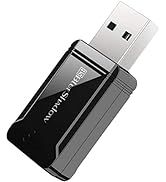 Blueshadow AC1300 USB WiFi Adapter - 2.4G/5G Dual Band Wireless Network Adapter for Desktop Compu...