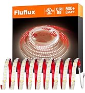 led tape light 4000K 24 volt, cri 95, UL listed, dimmable, cuttable, super bright, 500 lumens/ft