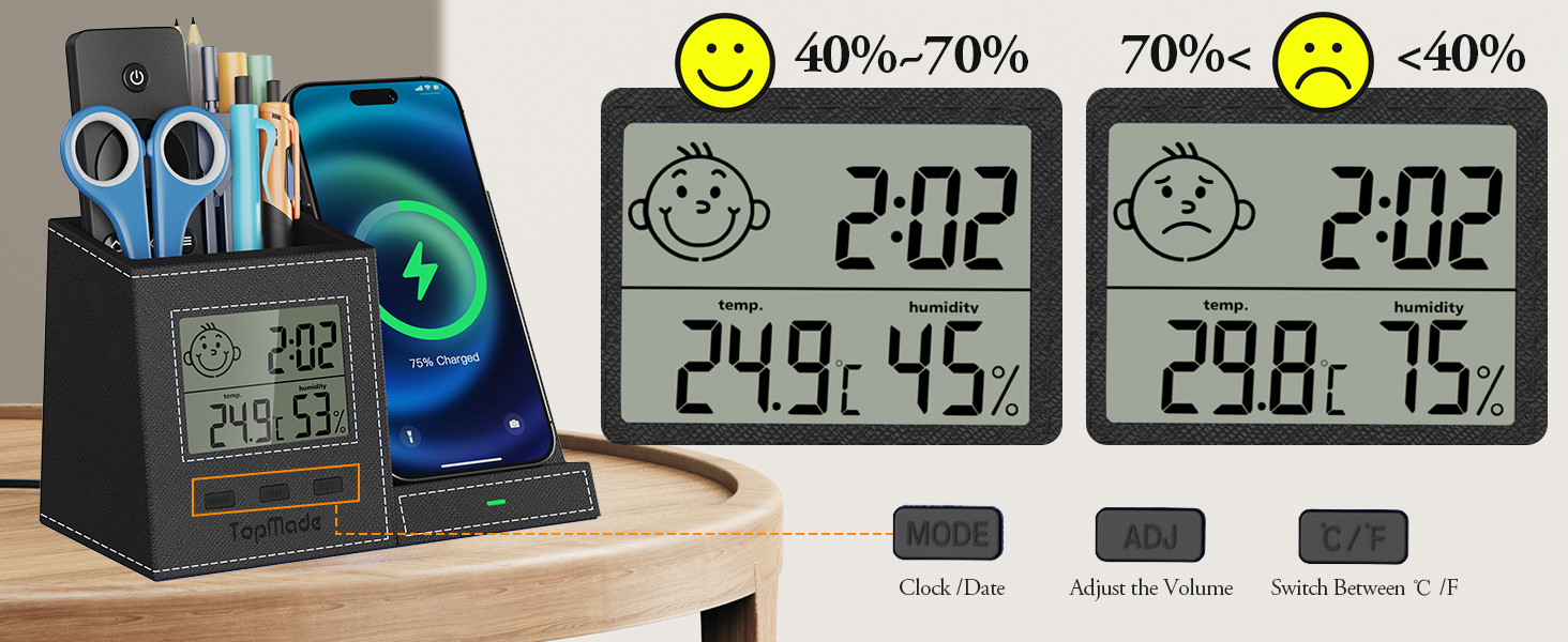 computer desk pen holder