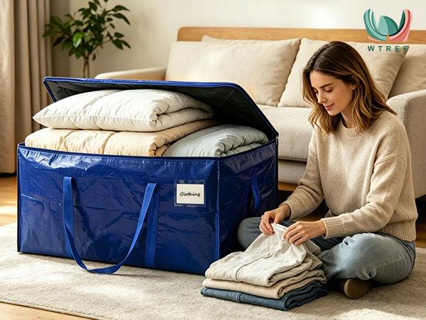 Extra Heavy Duty Large Moving Bags with Strong Zipper &amp;amp; Carrying Handles