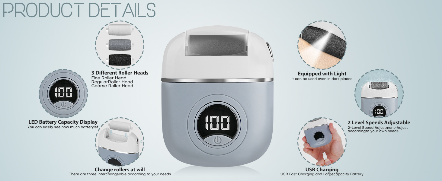 Automatic Electric Callus Remover