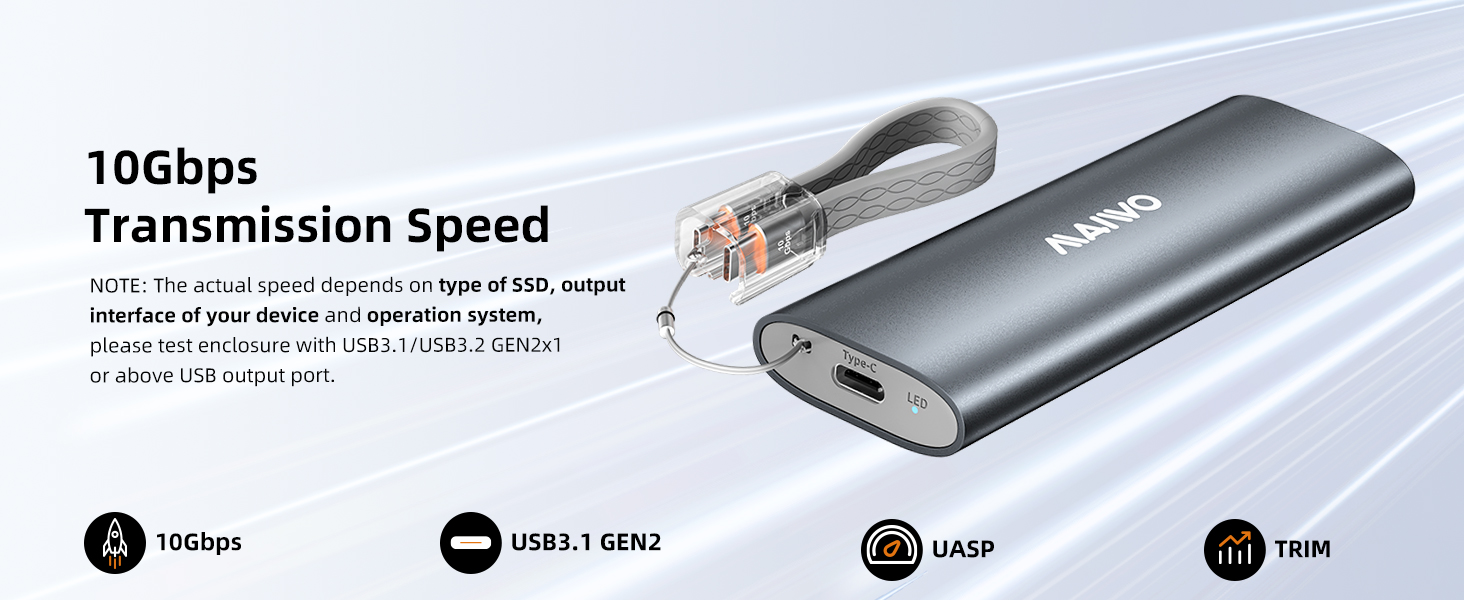external m2 pci-e nvme ssd enclosure solid state hard drive disk reader case to type-c adapter mac